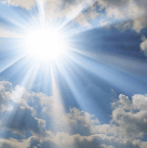 The sun's rays can be even stronger in winter